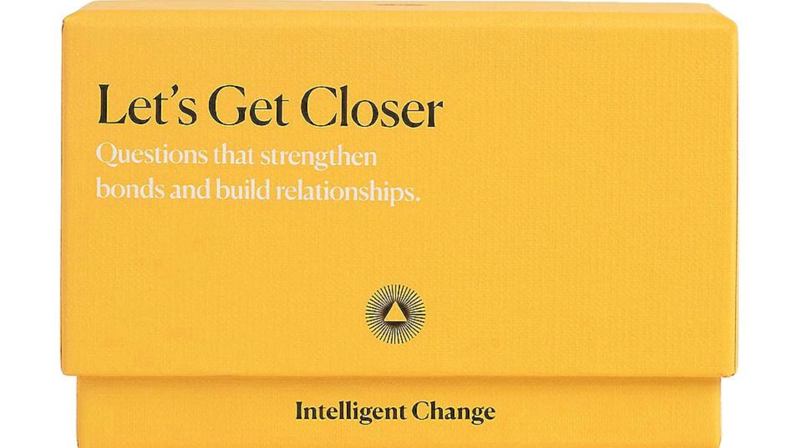engaging card game that is meant to strengthen relationships through deep, meaningful conversations with friends, family, couples or new acquaintances