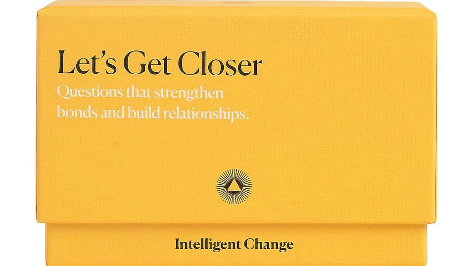 engaging card game that is meant to strengthen relationships through deep, meaningful conversations with friends, family, couples or new acquaintances